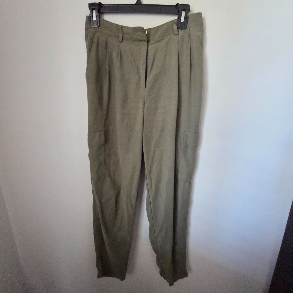 Good Condition Nine West Olive Cargo Tapered Leg Pants | Women's Size S